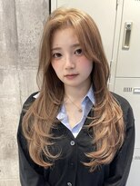 フォト 新宿(foto)&nbsp;レイヤーカット/ミルクティーカラー