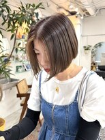 ヘアー アイス カンナ(HAIR ICI Canna)&nbsp;大人女子におすすめ/ミニボブ/束感カット/フェイスフレーミング