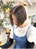 大人女子におすすめ/ミニボブ/束感カット/フェイスフレーミング