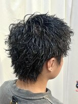 コハク(COHAQ BEAUTY AND RESORT)&nbsp;スパイキーショートピンパーマ/メンズパーマ/メンズカット
