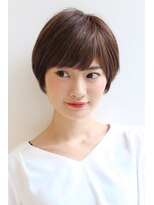 30代40代50代〇くびれセミディ簡単スタイリング黒髪丸みショート