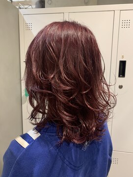 エイト 上野店(EIGHT ueno) 【EIGHT ueno】山田_ウルフカット×ピンク