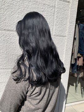 アンダーバーホワイト 天神店(_WHITE) 【_white天神店】秋本実穂カットブリーチなしダブルカラー