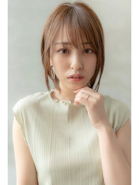 オースティン 門前仲町(AUSTIN) 前髪かき上げイメチェンイヤリングカラーラベンダーカラーくびれ