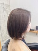 こなれ大人ヘアー インナーカラー×外はねボブ