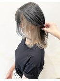 20代30代40代 韓国ヘア インナーカラー くびれミディ M76