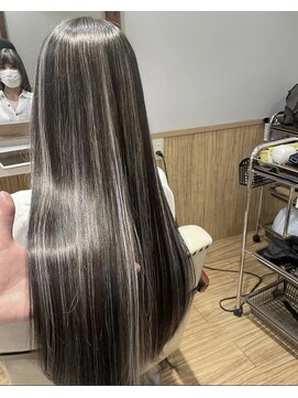 ペスカ 立川店(pesca) ホワイト系　コントラストハイライト×PESCA立川店