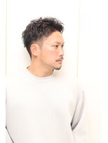 ヘアーアンドグルーミング ヨシザワインク(HAIR&GROOMING YOSHIZAWA Inc.) スパイラルパーマ/ツーブロック/メンズショート/アップバング