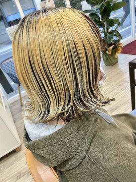 クート 北浦和(ku-to) 切りっぱなしボブ×陰影カラー