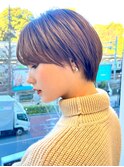 30代40代大人女性/前髪ありショートボブ/ショートヘア/髪質改善