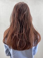 アイティー バイ アルバム 浦和店(IT by ALBUM)&nbsp;ピンク系ブラウン_斜めバンググレージュカラーシルキー_ba447711