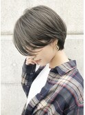 ハンサムショート　グレージュ　ベージュ　20代　30代　40代