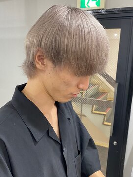 アイトーキョー 渋谷(AI TOKYO) プラチナベージュ×マッシュウルフ