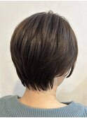 大人可愛い20代30代40代「ロングからバッサリ小顔ショート」
