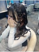 編み込み立体リボン