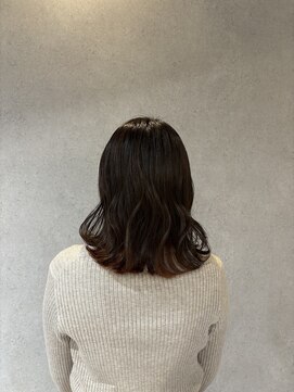 ラソ プエルト(LAZO puerto) インナーカラー/オレンジ