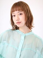 ガリカ 博多(Gallica)&nbsp;お洒落オン眉に透け感ベージュ外ハネくびれボブ