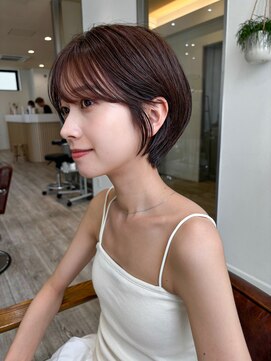 アンバー 池袋(amber) 乾かしてまとまる丸みショート