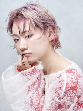 アルバム 銀座(ALBUM GINZA) ボブ顔周りレイヤー外ハネボブ美髪_F0095