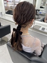 グッディ 岡山下中野店(GOOD-DAY)&nbsp;ベロアリボンアレンジ *ACO