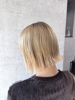 リット(lit.)&nbsp;外国人風ブロンドカラー×切りっぱなし