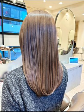 タヤ ひばりが丘店(TAYA) アッシュグレージュ/ストレートヘア／ロング