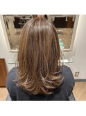 レイヤーカット小顔カット大人ヘア髪質改善30代40代50代表参道