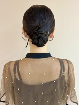 ルル 表参道(lulu.) シニヨンアレンジ/タイトアレンジ/ヘアセット/ヘアアレンジ