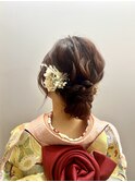 和装シニヨン