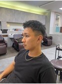 #メンズカット#フェード#シャドウパーマ#スパイラルパーマ