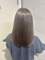 リュネッツ あざみ野店(lunettes)&nbsp;【メテオストレート】ツヤツヤストレート×白髪ぼかしベージュ