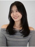 ワンカールレイヤー/20代/30代/40代/美髪ストレート