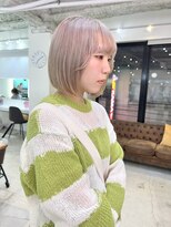 マジコ 下北沢東口店(Magico)&nbsp;ダブルカラーミルクティーピンクベージュカラーケアブリーチ韓国