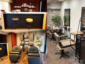 サロンドユニック(salon de UNIC)の写真/髪質改善×カラーが自慢の【UNIC】!広々空間でのサロンタイムを満喫してください☆