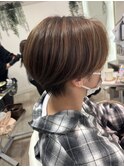 レディースハンサムショート