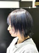 ワン バイ ジエクト(One by The Ect)&nbsp;【ボブウルフ】ネイビーブルー