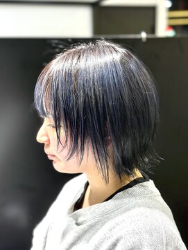 ワン バイ ジエクト(One by The Ect) 【ボブウルフ】ネイビーブルー