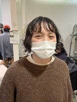 ピエドプールポッシュ(PiED DE POULE POCHE)&nbsp;クルクルパーマ