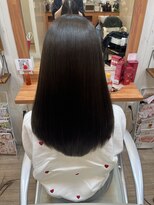 ユニティ 小田急相模原店&nbsp;ネオメテオストレート・カラーで叶う艶プルセミロング