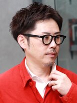 メンズサロン ブロック(Men's Salon bloc)&nbsp;メンズショート アップバング メンズパーマ ビジネス 30代