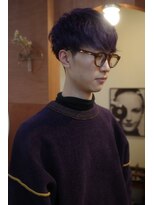 エディ(Edy)&nbsp;ニュアンスパーママッシュ刈り上げダブルカラー眉毛カット岡山