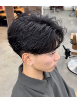 リップス 立川(LIPPS)&nbsp;ツーブロック 刈り上げ ショート フェザーパーマ