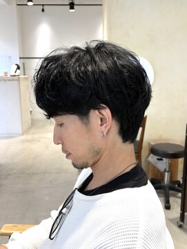 ビューバイネオリーブ 用賀店(Beau'r by neolive) センターパートニュアンスパーマニュアンスウルフ[用賀]