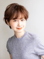 トトノ ヘアアンドケア(TOTONO hair & care)&nbsp;丸みショート×ふんわりバング