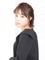 アース 熊本光の森店(HAIR&MAKE EARTH)&nbsp;カチューシャ風編み込みアレンジ。【EARTH熊本光の森】