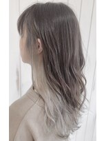 サニー サイド(Sunny Side)&nbsp;スノーグレージュ×インナーカラー　【水戸】