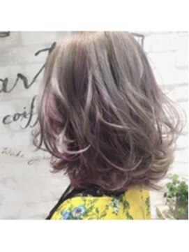 アース コアフュールボーテ ふじみ野店(EARTH coiffure beaute) シルバーアッシュピンク
