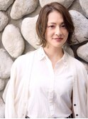 ナチュラルブラウン×ナチュラルショート