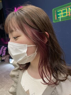 バンミー(BUNMEE) ピンクイヤリングカラー