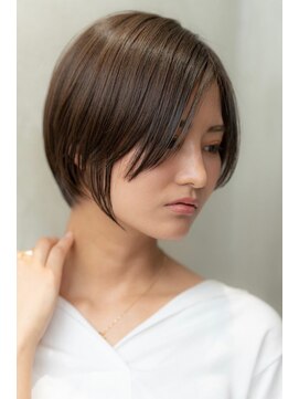 オースティン 登戸向ケ丘遊園(AUSTIN) 大人かわいい前髪セシルカットココアブラウンフリンジウェーブ